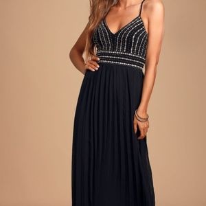 Black Beaded Gown